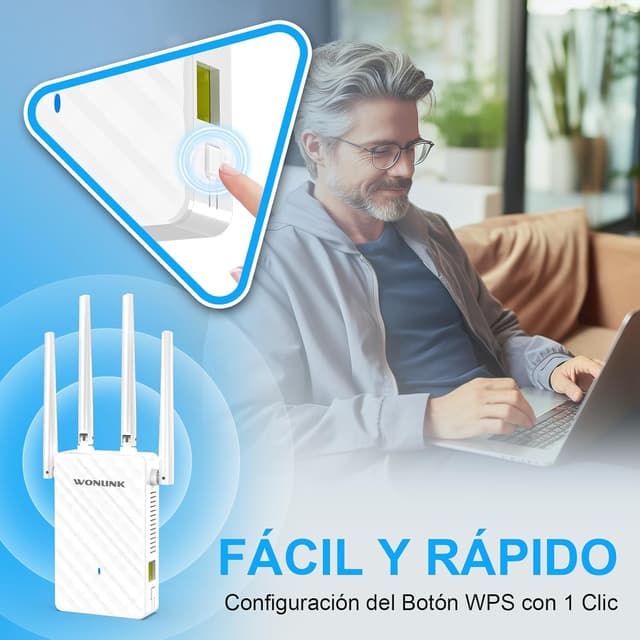 Thumbnail 5 de WONLINK Repetidor WiFi 1200 Mbps