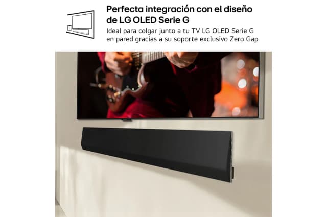 Detalle de LG SG10TY Barra de sonido 3.1 420W con subwoofer