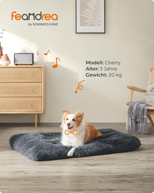 Detalle 2 de Feandrea Hundebett 110 cm Dunkelgrau