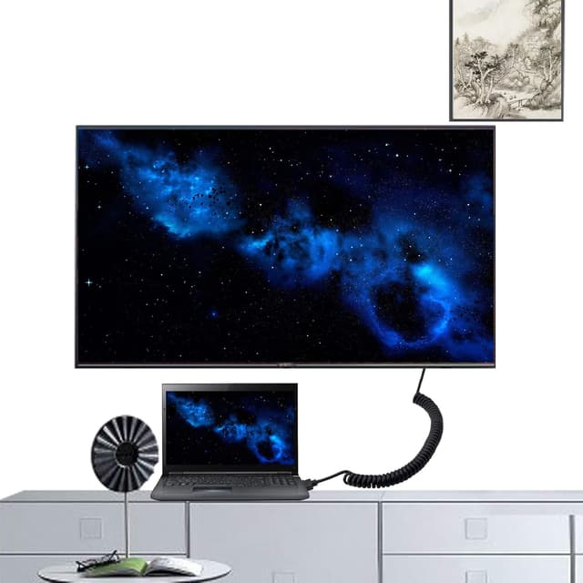 Thumbnail 6 de PNGKNYOCN HDMI Kabel mit 90 Grad Winkel 1,5 ft