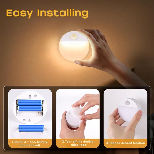 Thumbnail 6 de Guankai 3 Pack Motion Sensor Stair Light 3-16ft