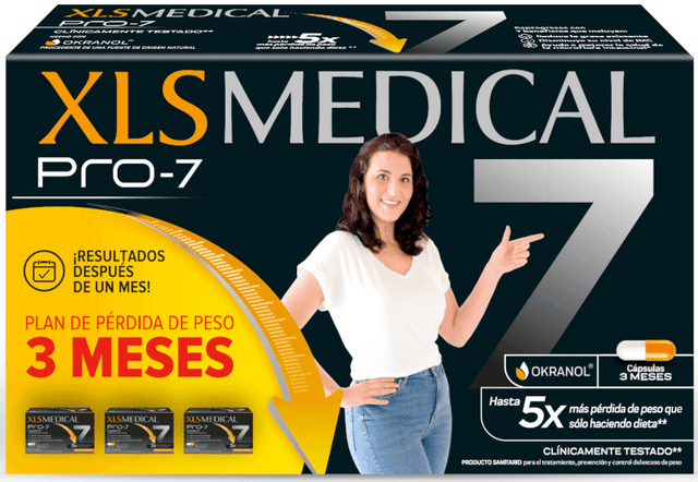 Thumbnail 1 de XLS Medical Pro 7 captagrasas 3x180 cápsulas 3x180
