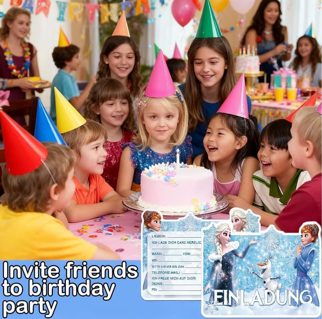 Thumbnail 3 de ROMANVIC Elsa Einladungskarten Geburtstag