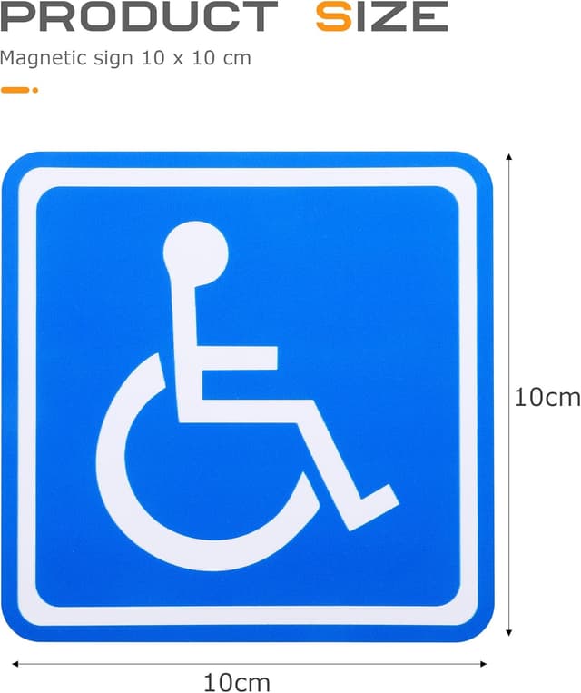 Thumbnail 1 de Flaconi Behinderten Aufkleber Auto 2 Stück