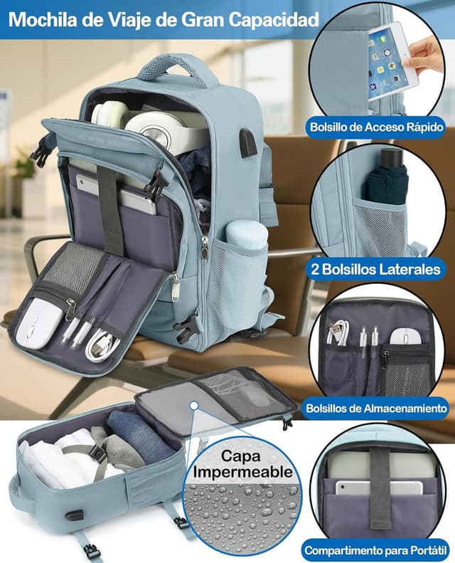 Thumbnail 3 de KLOSTAIN Mochila Cabina 40x20x25 para Ryanair