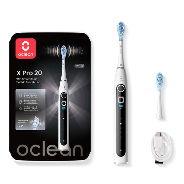 Detalle 2 de Oclean X Pro 20 blanco — cepillo dental eléctrico 1 unidad