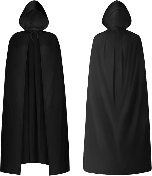 Imagen de AOOWU Capa Negra con Capucha 1 unidad en OfertitasTOP