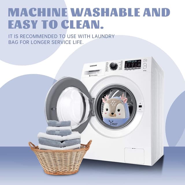 Thumbnail 6 de BAIGIO sac à dos maternelle en peluche pour enfants (27 x 24 x 7 cm) avec motifs animaux