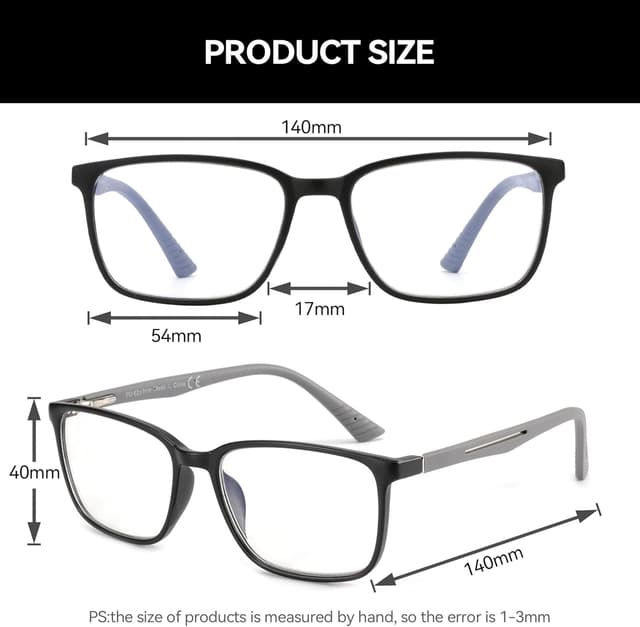 Detalle de ZENOTTIC Blue Light Glasses +1.0