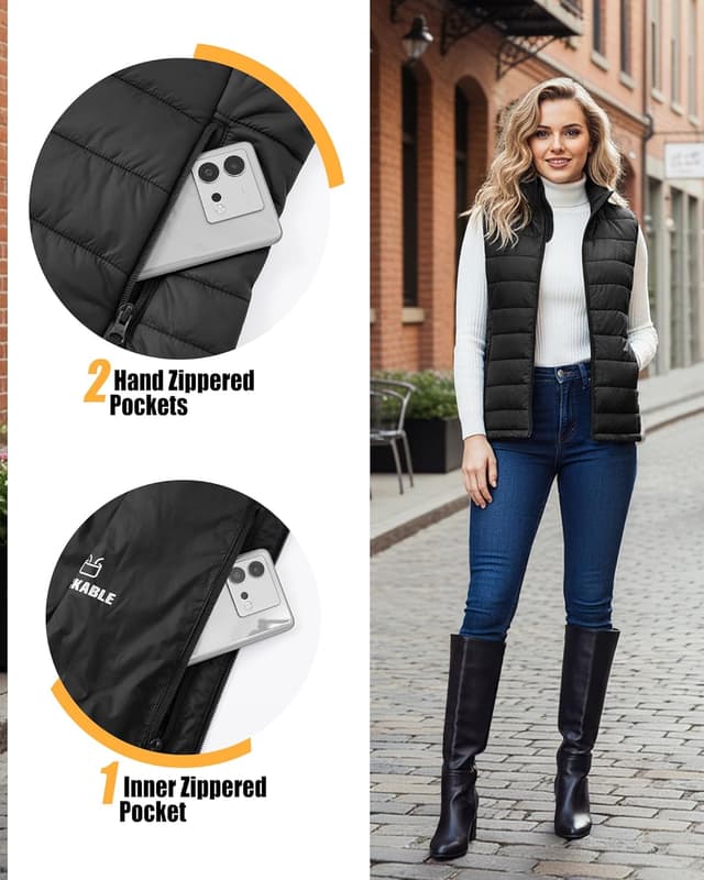 Thumbnail 5 de Outdoor Ventures Damen Packbare Steppweste