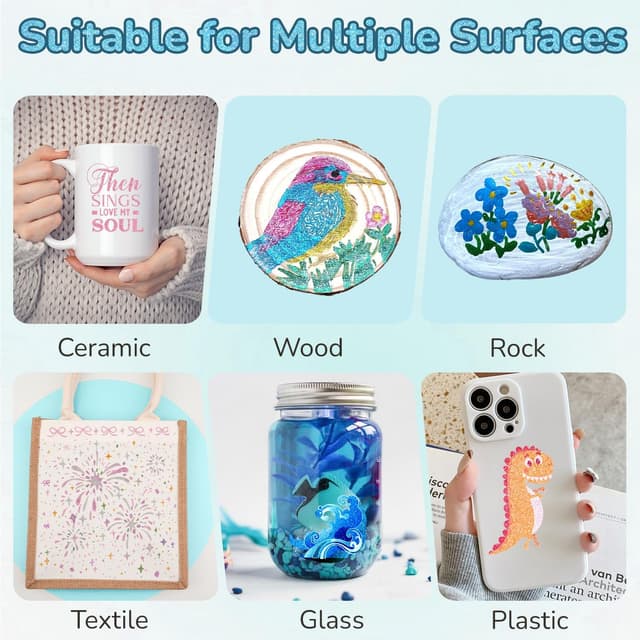 Detalle 2 de HOTU Pennarelli Acrilici 0,7 mm 🎨