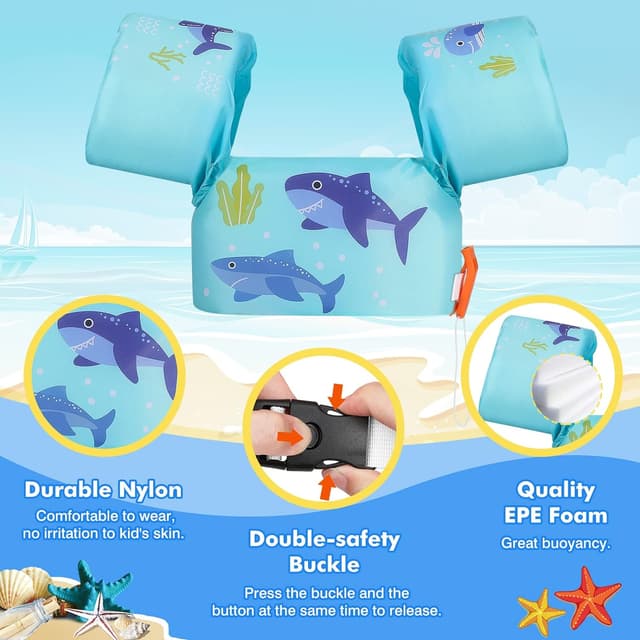 Detalle de MoKo Swim Arm Bands for Kids 20-50 lbs