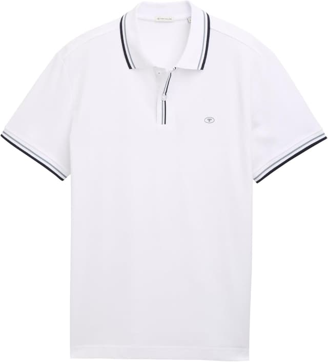 Detalle de TOM TAILOR Polo Uomo traspirante a vestibilità regolare per l’uso quotidiano