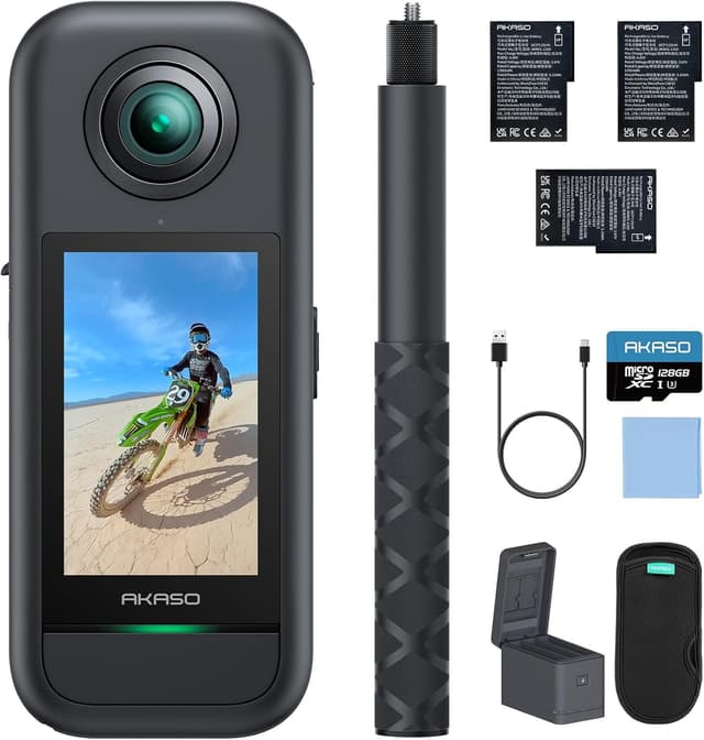 Detalle de AKASO 360 Creator Combo 5.7K 360 camera