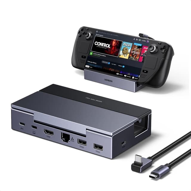 Detalle de UGREEN Steam Deck Dock 100W 6-in-1 dock
