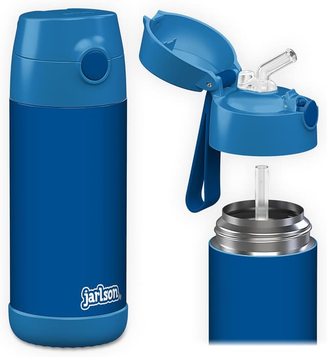 Imagen de Jarlson Trinkflasche Kinder Edelstahl Charli 350ml Blau en OfertitasTOP