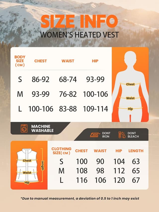 Thumbnail 6 de VIWKO Chaleco Calefactable Mujer 12V 12000mAh Talla L