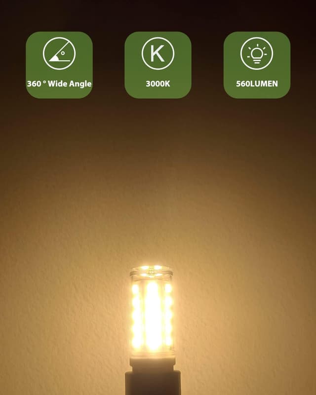 Detalle 2 de G9 LED Bulb Warm White 3000K, 5W 560lm Capsule (Non-Dimmable) – 6 Pack