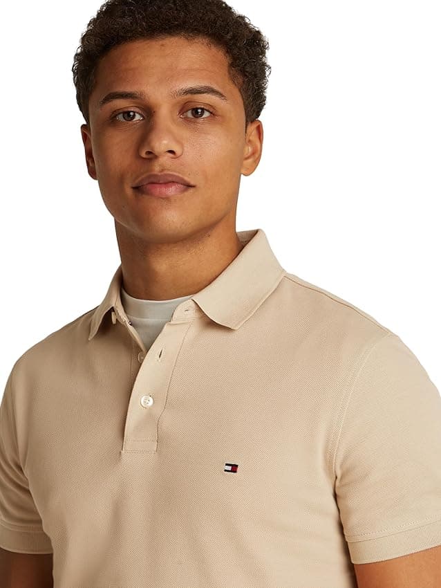 Thumbnail 4 de Tommy Hilfiger 1985 Polo hombre beige L 96% algodón