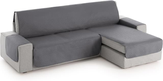 Detalle de textil-home Funda Chaise Adele 200 cm Gris