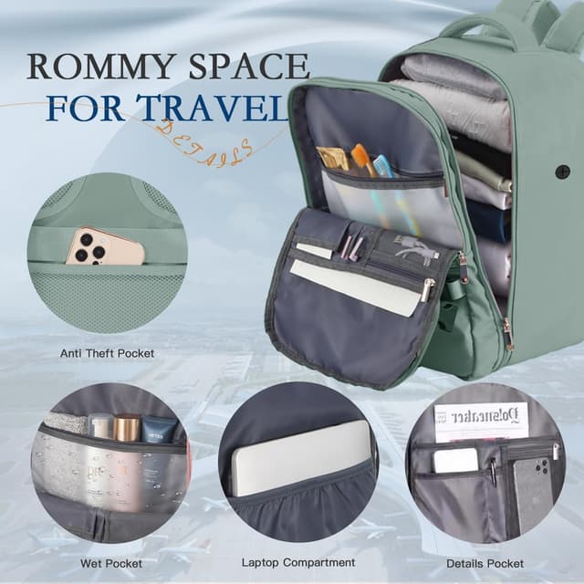 Thumbnail 2 de xlodea for Easyjet Cabin Bag 45x36x20 Underseat Travel Backpack