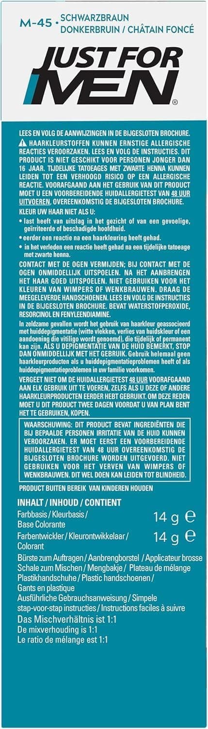 Thumbnail 1 de Just For Men M25 Teinture barbe Châtain Clair 🪒