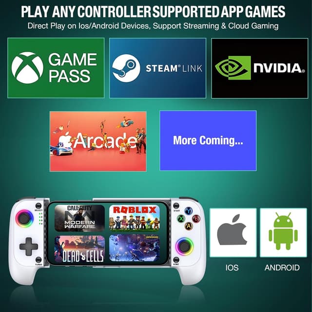 Thumbnail 6 de TUROB Wake Up wireless mobile gaming controller for iPhone and Android