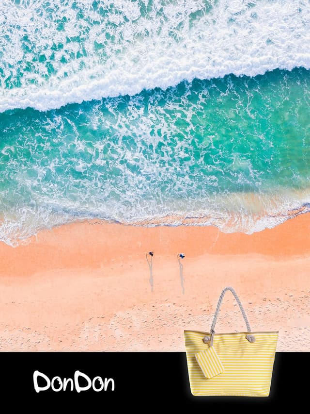 Thumbnail 5 de DonDon Grande borsa spiaggia idrorepellente