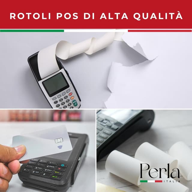 Detalle 2 de Perla rotoli termici POS 57x20 mm, 20 rotoli