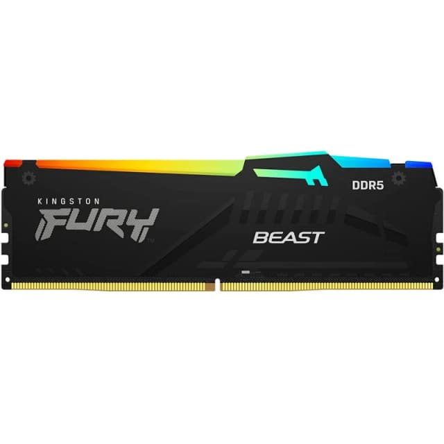 Detalle de Kingston FURY Beast DDR5 RGB 5600MHz 16GB