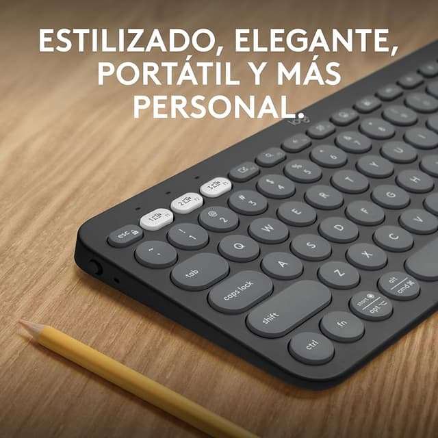 Thumbnail 1 de Logitech Pebble Keys 2 K380s: Teclado Bluetooth Portátil 🖥