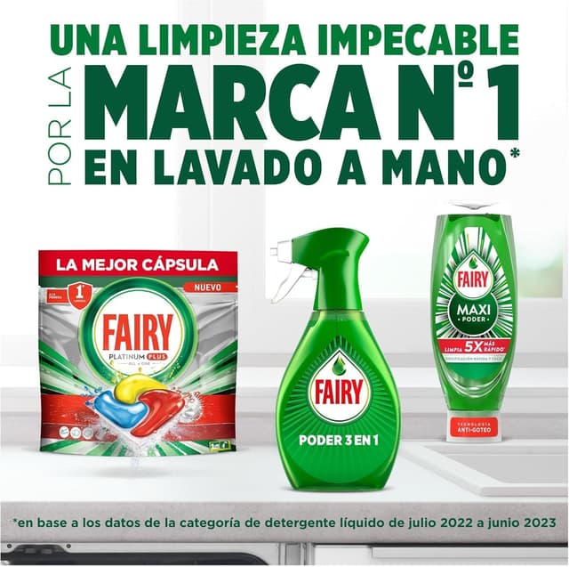 Thumbnail 6 de Fairy Original Todo En Uno Cápsulas Lavavajillas Limón 🍋