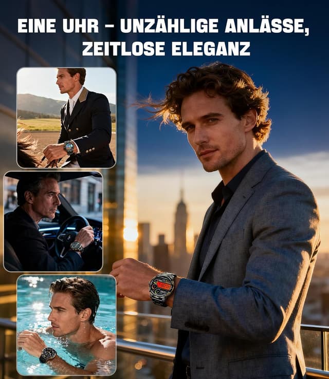 Thumbnail 6 de CHOOSETIME Montre connectée homme 1,43" AMOLED 800 mAh – appels Bluetooth, sport & suivi santé (IP68)