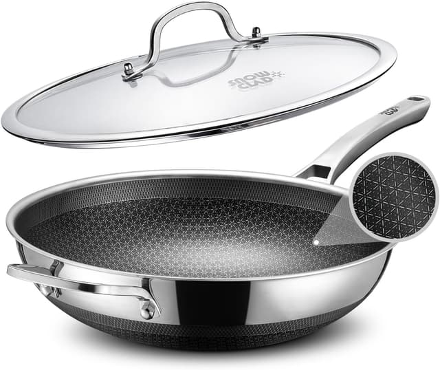 Detalle de Wokpfanne Hybrid 32 cm für Induktion