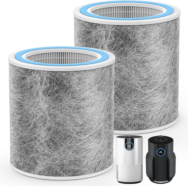 Detalle de 2-Pack HP102 Replacement Filter (True HEPA) Compatible with Select Shark Air Purifiers