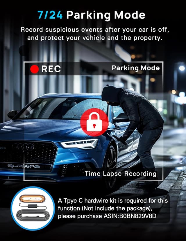 Thumbnail 6 de Navycrest Q7 64GB dash cam