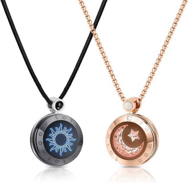 Detalle de TOTWOO Collana per Coppia girocollo vibrante