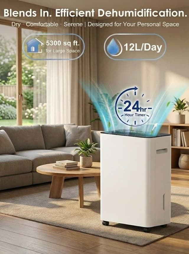 Detalle 2 de Aetherium Déshumidificateur 12L 💧