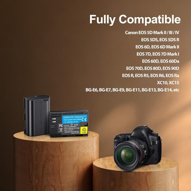 Thumbnail 4 de ENEGON LP-E6NH Ersatzakkus 2800mAh