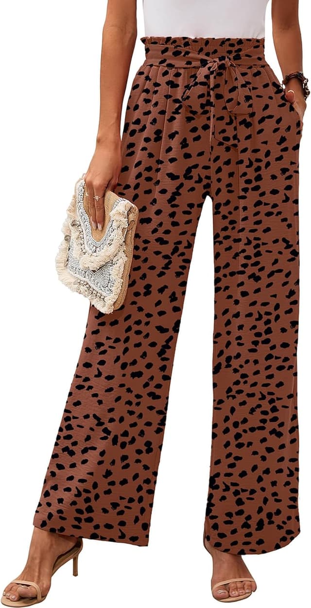Detalle de Heymoments Wide Leg Lounge Pants High Waist