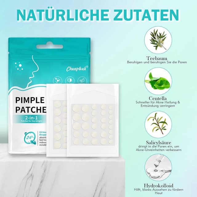 Detalle 2 de Pimple Patches Pickel Patch 264 Stück