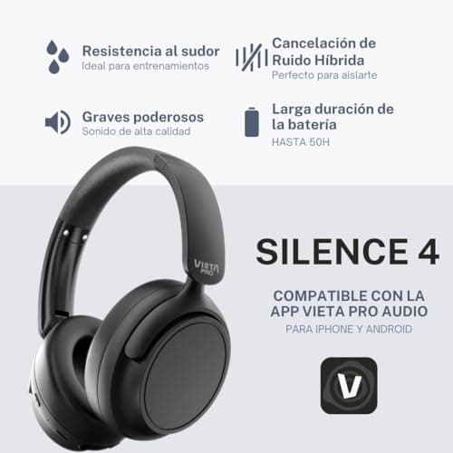 Thumbnail 5 de Vieta Pro Auriculares Bluetooth ANC 50 h