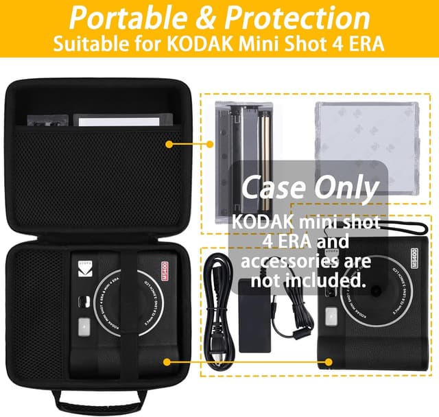 Thumbnail 4 de Kodak Mini Shot 4 Era Hartschale Schwarz