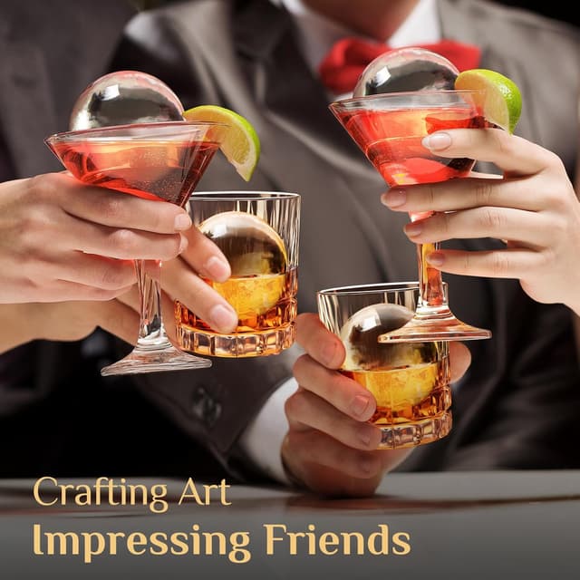 Thumbnail 4 de Clear Ice Cube Maker 2.5" Stainless Steel