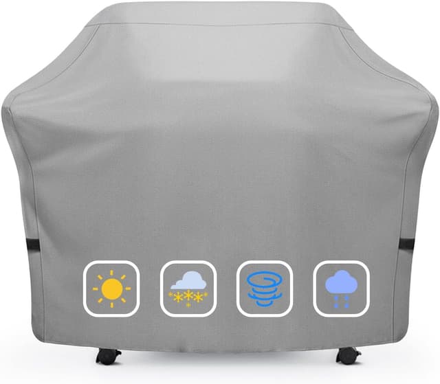 Detalle de 170 cm Grill-Abdeckung für Weber Summit 400/Genesis II 400 (7108) – 600D wasserdicht