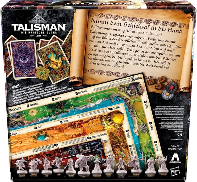 Detalle 2 de Talisman: Die magische Quest Brettspiel, 5. Auflage (Deutsche Version)