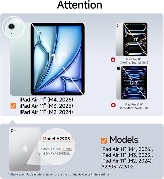 Detalle 2 de SMARTDEVIL 2-Pack Screen Protectors for iPad Air 11-inch (M4/M3/M2) with Auto Alignment Tray