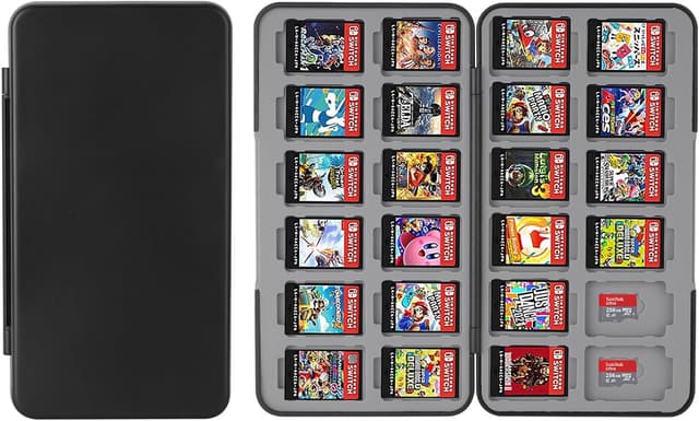 Detalle de Vicloon Switch game card case, 24 slots