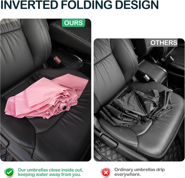 Detalle 2 de ACEIken reverse close umbrella windproof