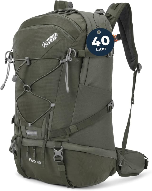 Detalle de Terra Peak® FLEX 40 : sac à dos de randonnée 40L respirant et imperméable